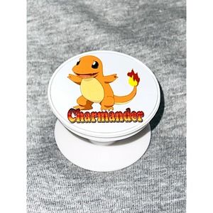 Custom Charmander Pokemon Character Pup Up Phone Holder Stand